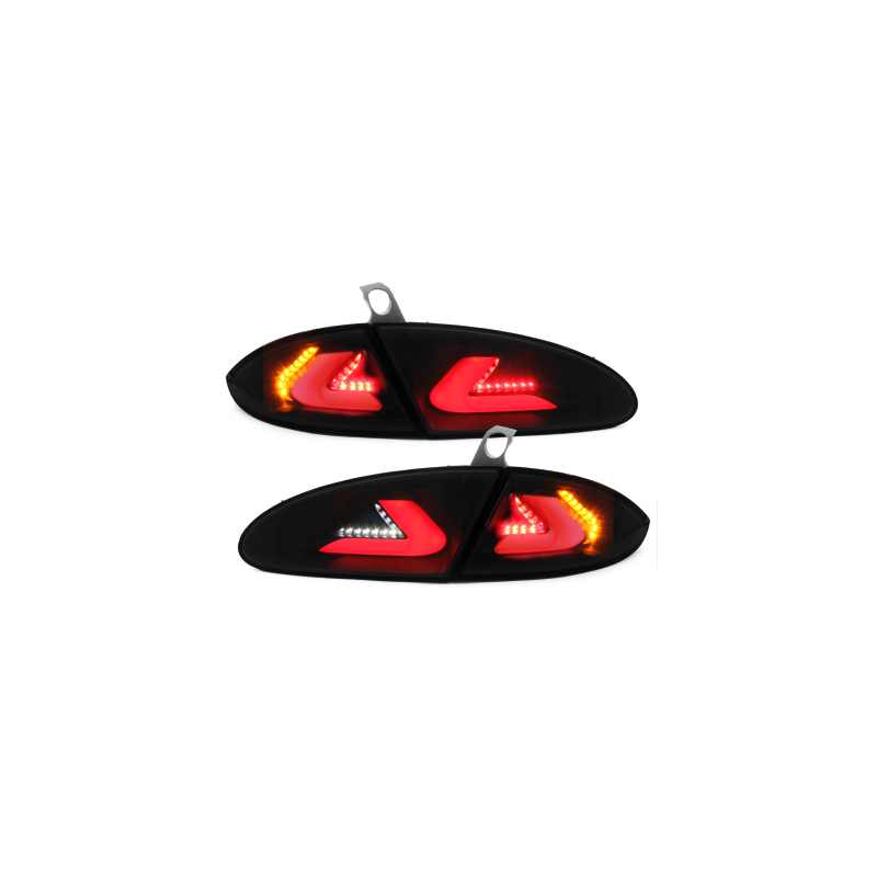 Feux à LED Boomerang Seat Leon Bande 05-09 1P Noir/Fumé