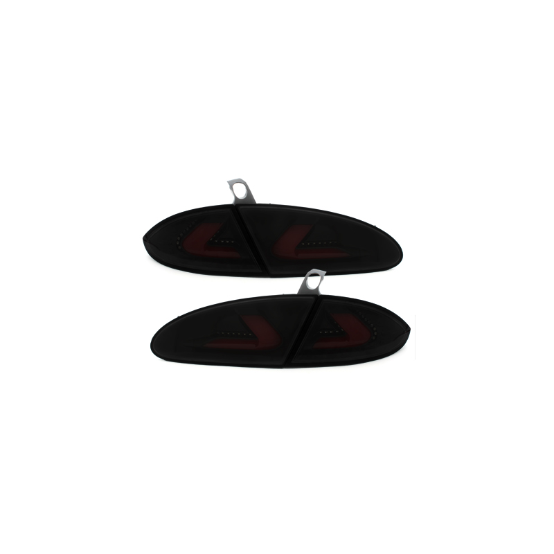 Feux à LED Boomerang Seat Leon Bande 05-09 1P Noir/Fumé