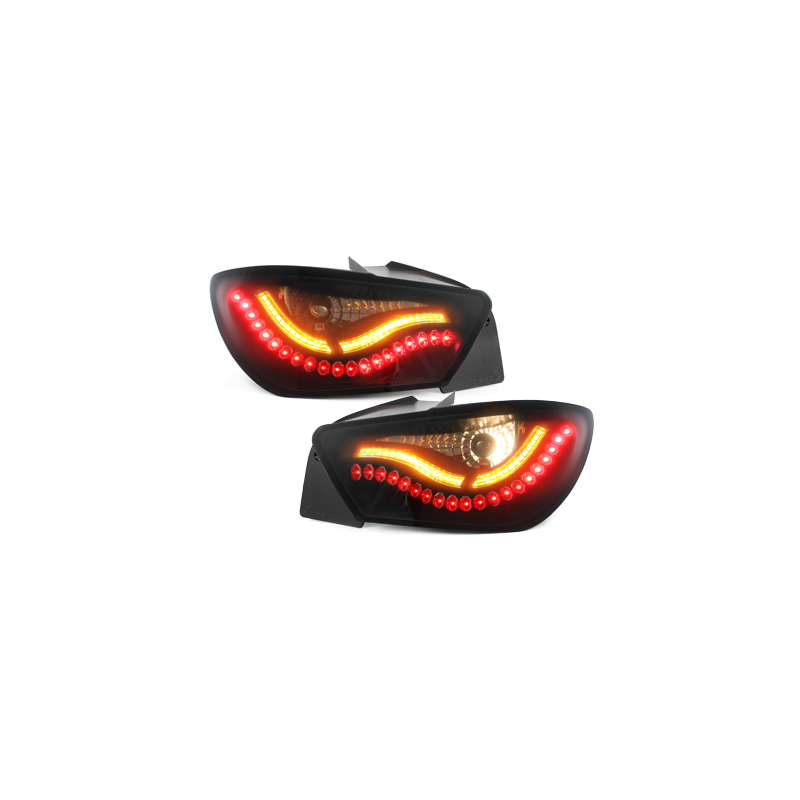  Feux arrière LED Seat Ibiza 6J 04.08-11.12-Noir/Fumé -  RSI09LLBS