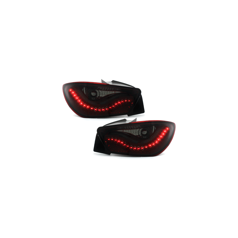 Feux arrière LED  Seat Ibiza 6J Rouge/Fumé -  RSI09LLRS