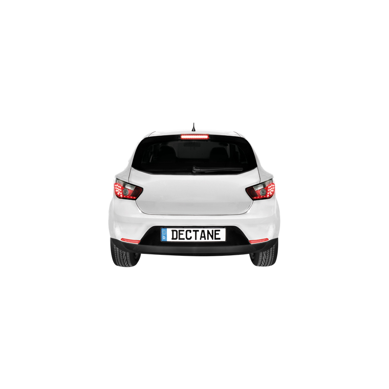  Feux arrière à LED Seat Ibiza 6J 04.08+ Rouge/Chrome -  RSI09LRC