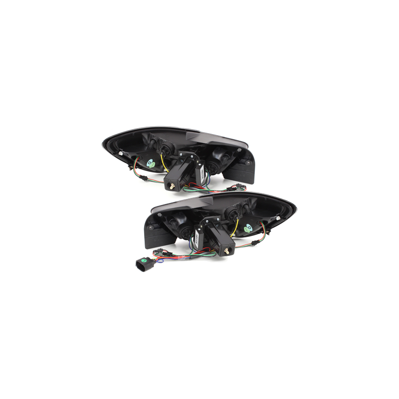  Feux arrière à LED Seat Ibiza 6J 04.08+ Rouge/Chrome -  RSI09LRC