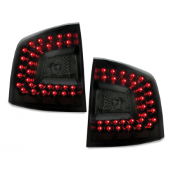 Feux arrière à LED Skoda Octavia 1Z 08+ Noir/Fumé