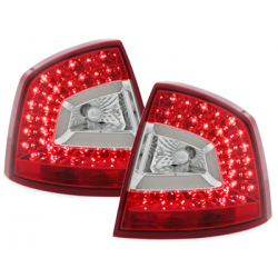 Feux arrière LITEC LED Skoda Octavia 1Z Berline  04-11_Rouge/clair