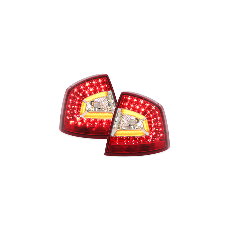 Feux arrière LITEC LED Skoda Octavia 1Z Berline  04-11_Rouge/clair