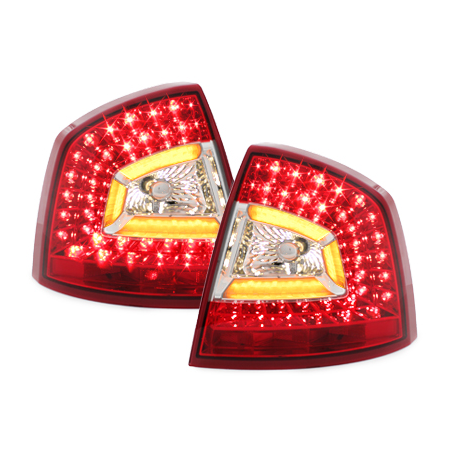 Feux arrière LITEC LED Skoda Octavia 1Z Berline  04-11_Rouge/clair