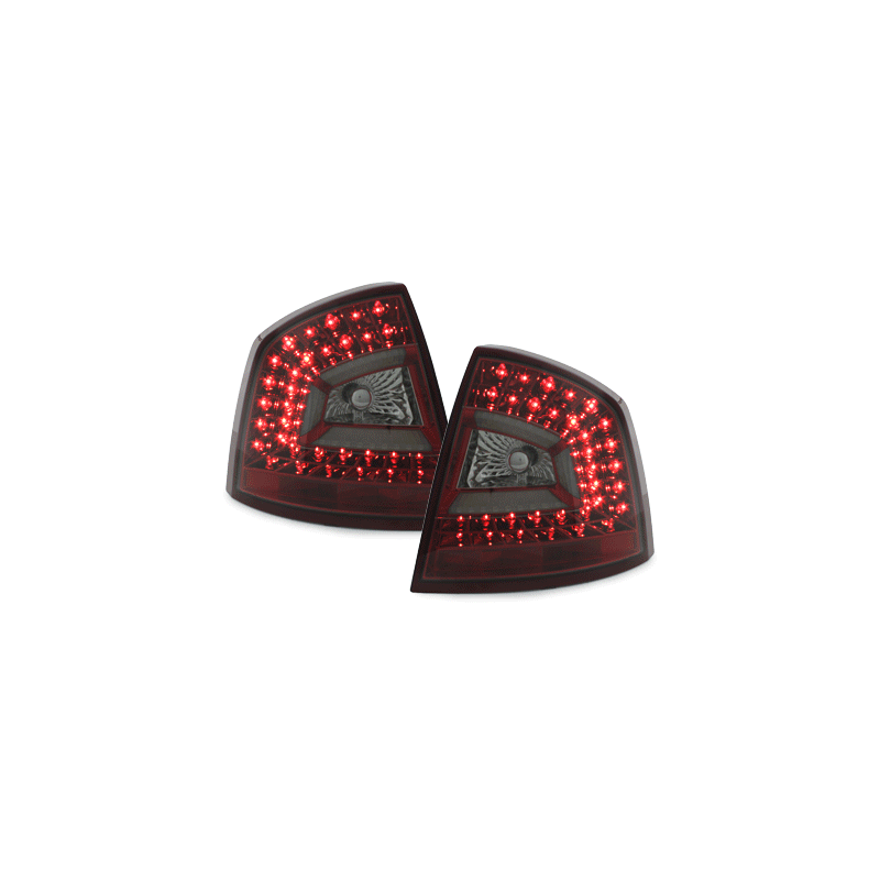 Feux arrière LITEC LED Skoda Octavia 1Z Berline  04-11_Rouge/Fumé