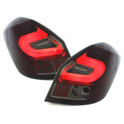 Feux arrière LED Skoda Fabia 5J_07+ - Rouge/Fumé