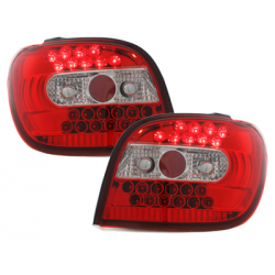 Feux arrière LED Toyota Yaris 98-03  rouge/cristal