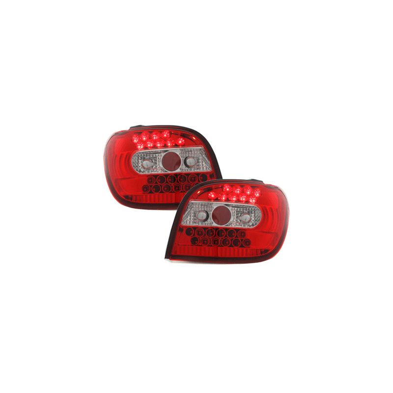 Feux arrière LED Toyota Yaris 98-03  rouge/cristal