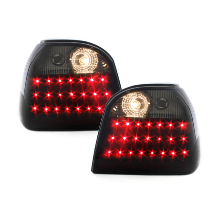 Feux arrière LED VW Golf III 91-98 - Noir/Fumé