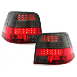 Feux arrière LED + clignotants LED VW Golf IV 97-04 Fumé