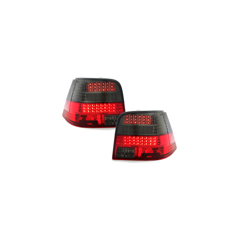Feux arrière LED + clignotants LED VW Golf IV 97-04 Fumé