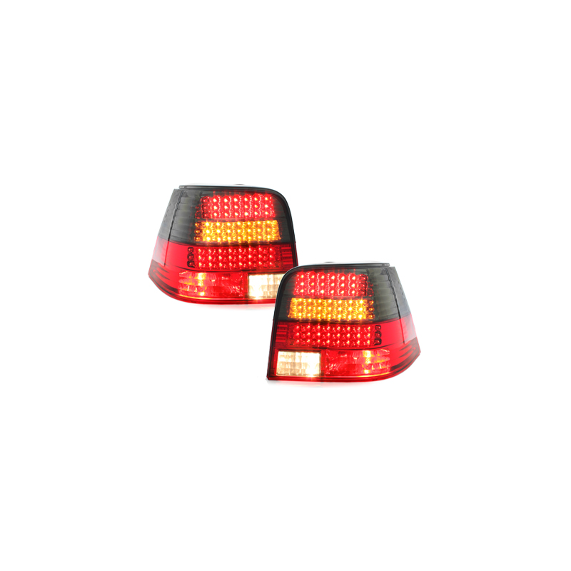Feux arrière LED + clignotants LED VW Golf IV 97-04 Fumé