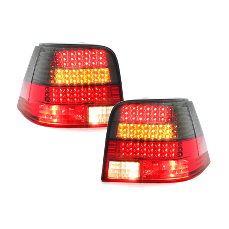 Feux arrière LED + clignotants LED VW Golf IV 97-04 Fumé