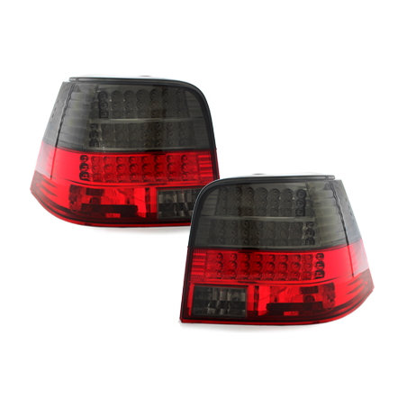 Feux arrière LED + clignotants LED VW Golf IV 97-04 Fumé