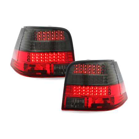 Feux arrière LED + clignotants LED VW Golf IV 97-04 Fumé