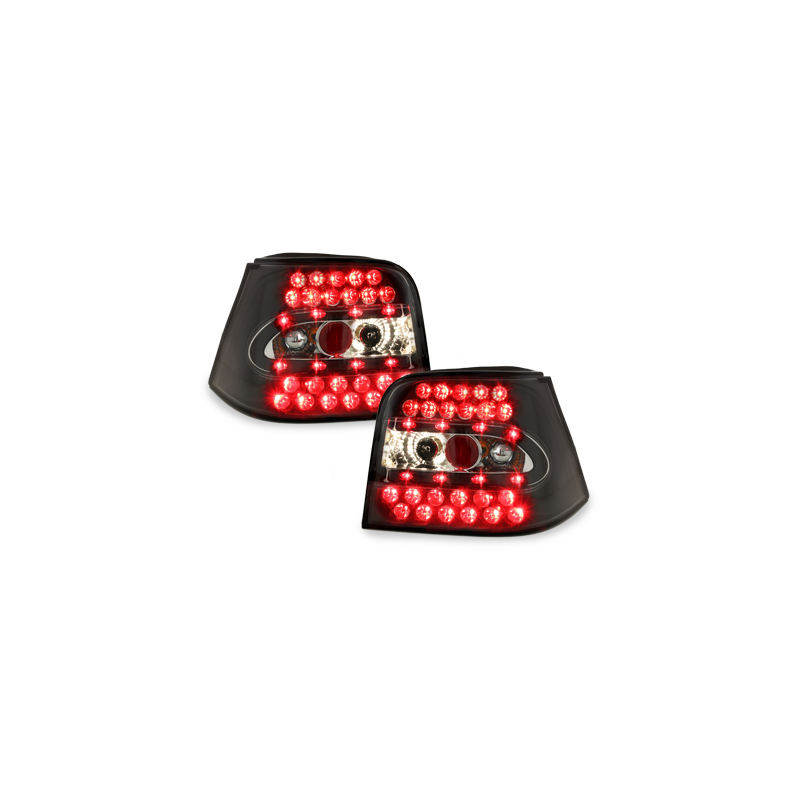 Feux arrière LED VW Golf IV 97-04 Noir