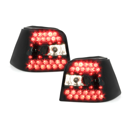 Feux arrière LED VW Golf IV 97-04-Noir/Fumé