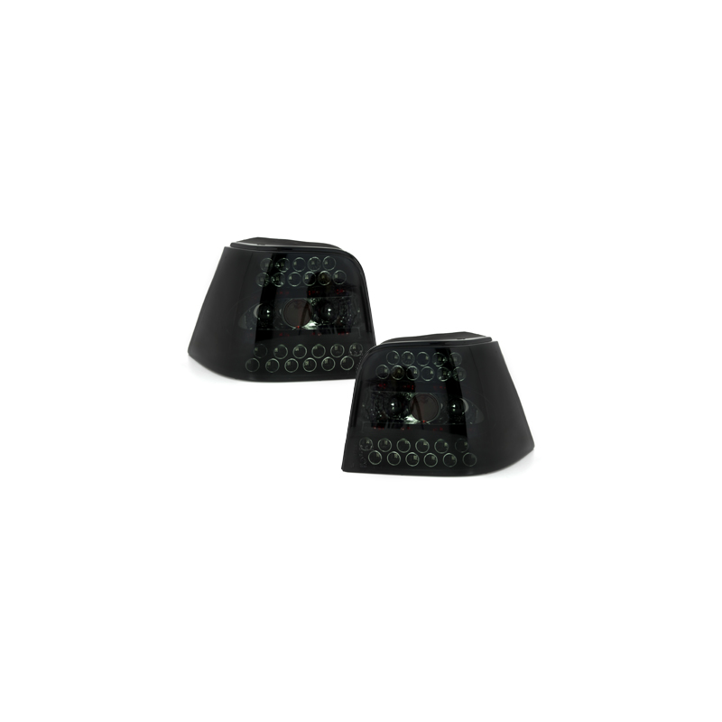 Feux arrière LED VW Golf IV 97-04-Noir/Fumé