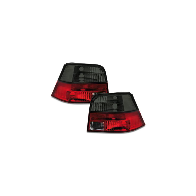 Feux arrière VW Golf IV 97-04 Rouge/Fumé