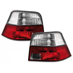 Feux arrière VW Golf IV 97-04 Rouge/Cristal