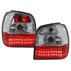 Feux arrière LED VW Polo 6N 95-97 Rouge/Cristal