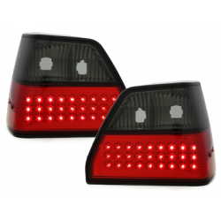 Feux LED  VW Golf II 83-92 rouge/Fumé