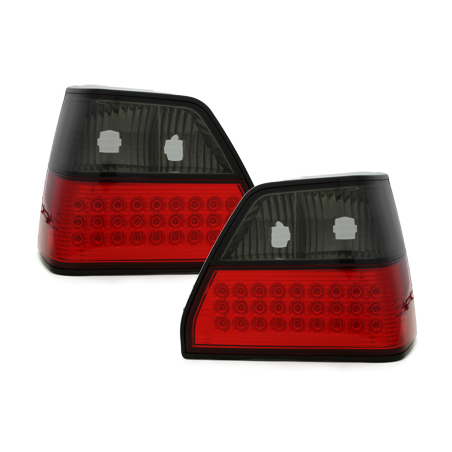 Feux LED  VW Golf II 83-92 rouge/Fumé