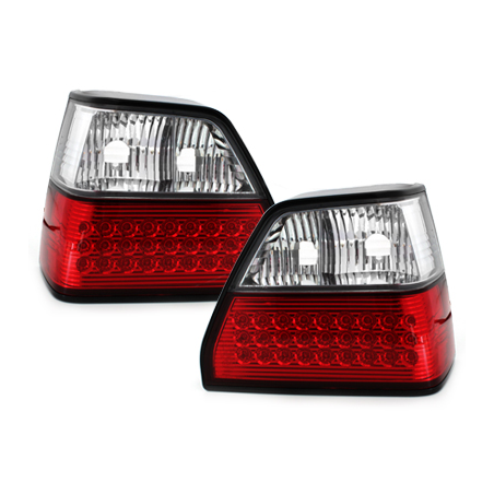 Feux LED VW Golf II 83-92 rouge/cristal