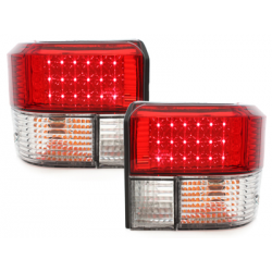 Feux arrière LED VW T4 90-03 - Cristal/Rouge