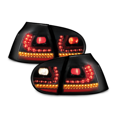 Feux arrière LED LITEC VW Golf V Rouge/Noir