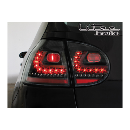 Feux arrière LED LITEC VW Golf V Rouge/Noir