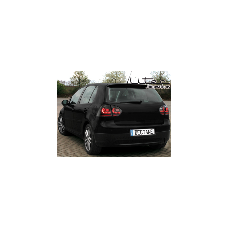 Feux arrière LED LITEC VW Golf V Rouge/Noir