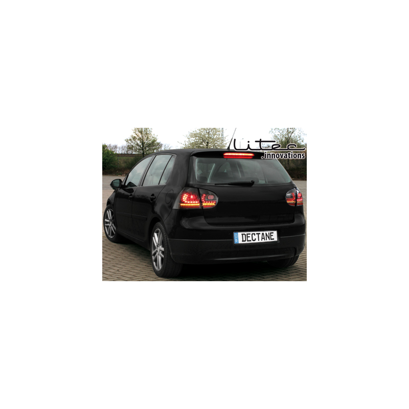 Feux arrière LED LITEC VW Golf V Rouge/Noir