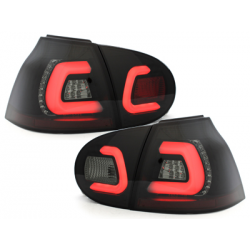 Feux arrière LED VW Golf V 03-09 - Noir/Fumé
