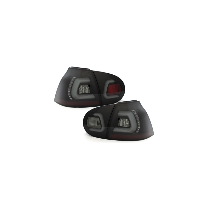 Feux arrière LED VW Golf V 03-09 - Noir/Fumé