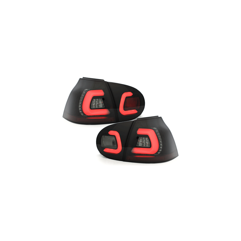 Feux arrière LED VW Golf V 03-09 - Noir/Fumé