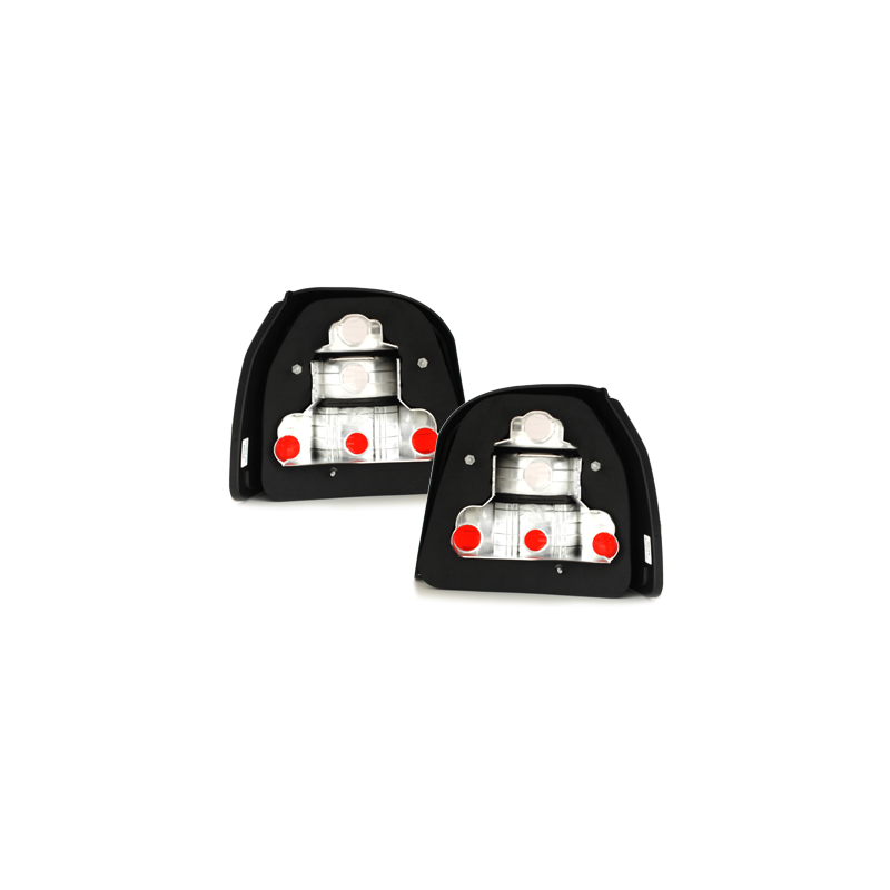 Feux arrière VW Golf III 91-98 Rouge/Cristal