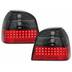 Feux arrière LED VW Golf III 91-98 Rouge/Fumé