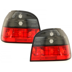 Feux arrière VW Golf III 91-98 Rouge/Fumé