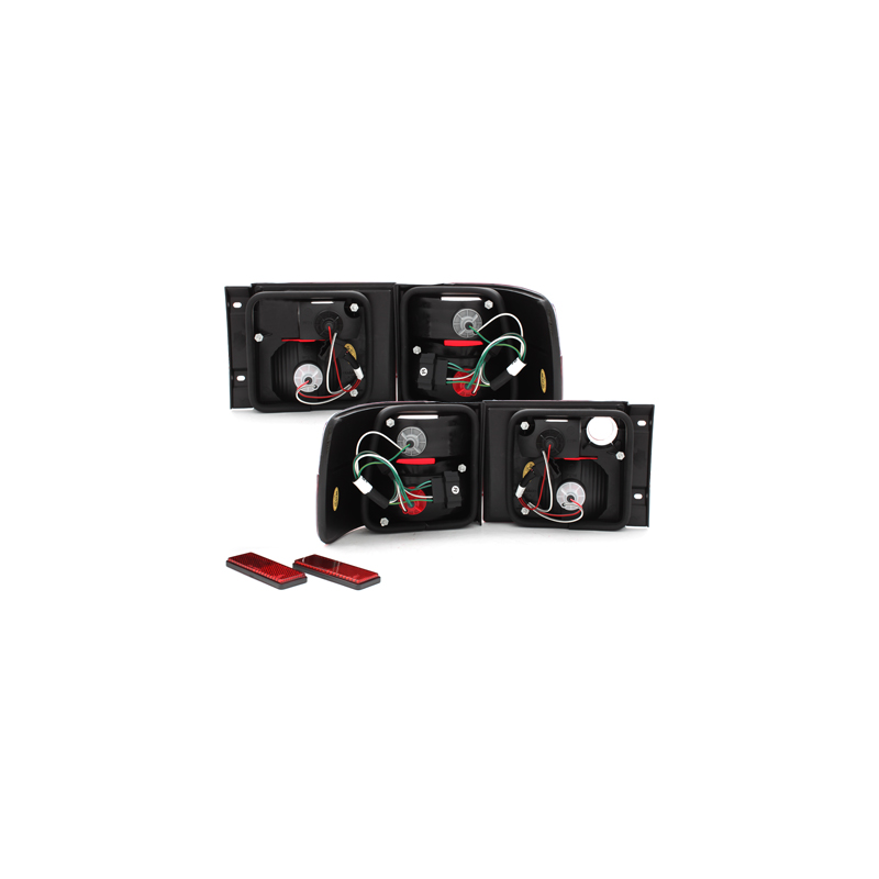 Feux VW Vento (1HXO) 11.91-09.98  rouge/fumé