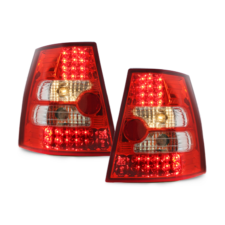 Feux arrière LED  VW Bora Variant et Golf IV Variant Rouge/Cristal