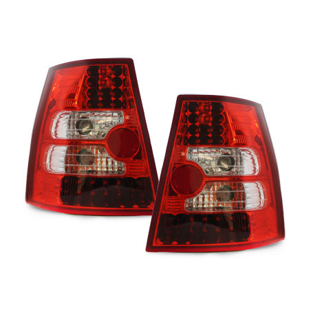 Feux arrière LED  VW Bora Variant et Golf IV Variant Rouge/Cristal