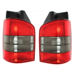Feux LED VW T5  03-12/09 rouge / fumé