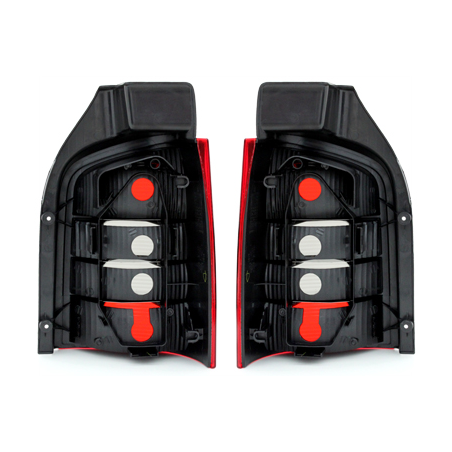 Feux LED VW T5  03-12/09 rouge / fumé