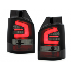 Feux arrière LED VW T5 03-12/09 avec clignotants LED Noir/Fumé