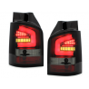 Feux arrière LED VW T5 03-12/09 avec clignotants LED Noir/Fumé Feux arrière LED VW T5 03-12/09 avec clignotants LED Noir/Fumé