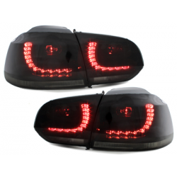 Feux arrière LED VW Golf VI 08+-Noir/Fumé_R-Look