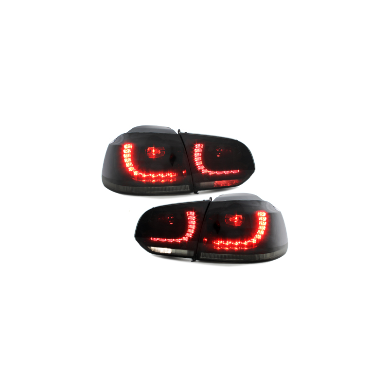 Feux arrière LED VW Golf VI 08+-Noir/Fumé_R-Look